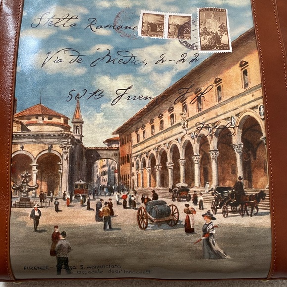 Patricia Nash Viana Tote - Firenze Postcard - Picture 3 of 11